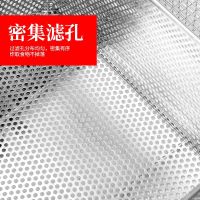 [COD] Fried basket 304 stainless steel commercial fried blue net drain frame filter electric fryer mesh screen 81