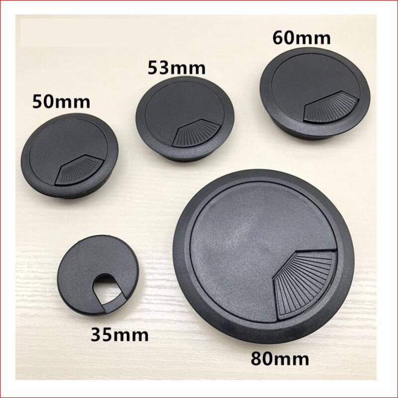 5 Pcs Metal Desk Grommet 2 Inch Zinc Alloy Desk Cable Wire Grommet Cord Wire Hole Cover Outlet Port Tidy Cable Hole Cover Organizers for 2 Inch Mounting Hole Diameter 