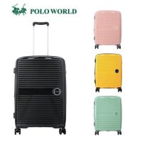 POLO WORLD PW413N TSA LOCK LUGGAGE 25" กระเป๋าเดินทางล้อลาก 4 ล้อคู่ ขนาด  25 นิ้ว