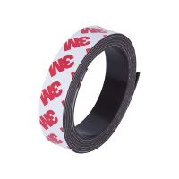 1M 15x1mm Rubber Magnetic Strip Self Adhesive Flexible Magnetic DIY Strip Tape Width 15mm Thickness 1mm 15mm x 1mm