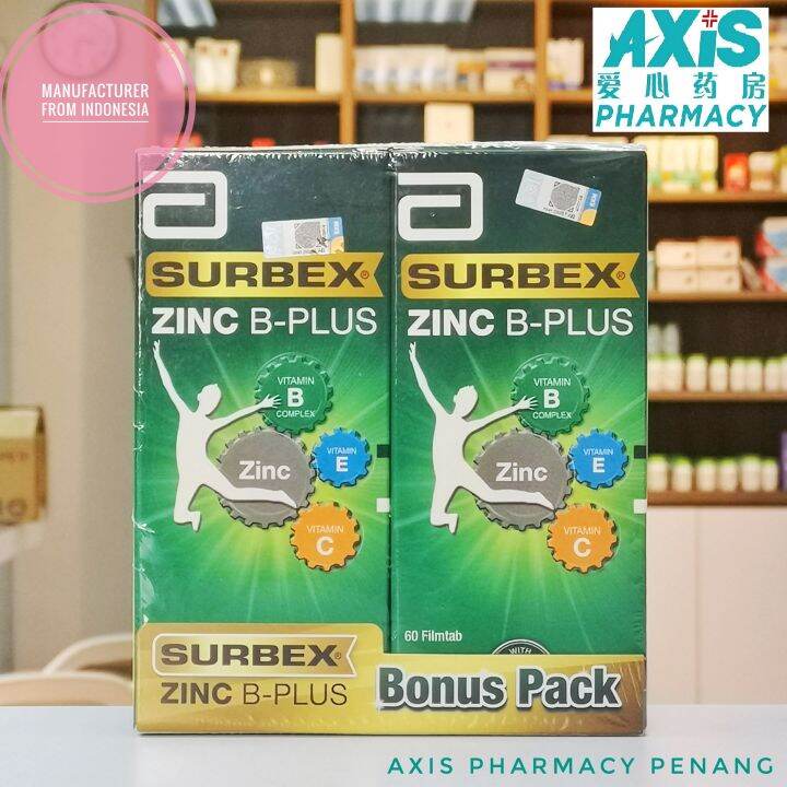 SURBEX ZINC B PLUS ABBOTT MULTIVITAMIN WITH ZINC MINERAL (EXP: 21/02 ...