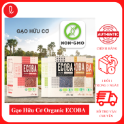Gạo Hữu Cơ Organic ECOBA Ngọc Mễ Kim Mễ Sakura Gạo Lứt Huyết Rồng Hộp 1KG