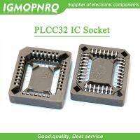 10PCS PLCC32-SMD IC Socket, PLCC32 อะแดปเตอร์ซ็อกเก็ต, 32 Pin PLCC PLCC-32 Converter