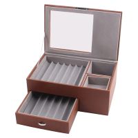 1 PCS 13 Grid Wooden Pen Display Storage Box Transparent Window Stationery Case Pen-Collection B