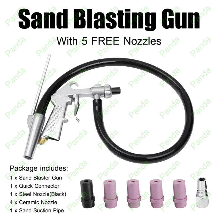 [Pengiriman Cepat] Sandblaster Air sandblasting Tabung derusting alat