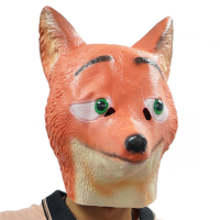 Crazy Zoo Judy latex mask ฮาโลวีนคลุมหัวสัตว์ใหม่ TikTok ปาร์ตี้พร็อพสดเดียวกัน