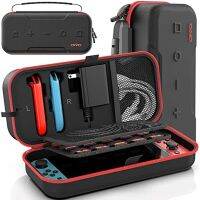 【lz】✵  Portátil Nintendo Switch Travel Carry Case Modelo OLED JoyPad e Adaptador Shell rígido protetor