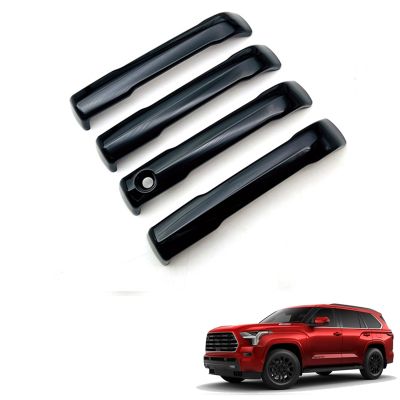 4Pcs ABS Car External Side Door Handle Cover Trim for Sequoia 2023+