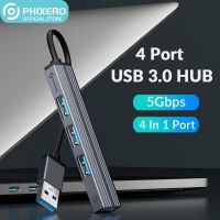 【LZ】✖  Phixero 4 portas usb 3.0 2.0 multi divisor de alumínio tipo c hub portátil otg adaptador tf dock para macbook pc acessórios do computador