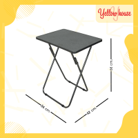 [สินค้าใหม่] YellowHouse โต๊ะพับอเนกประสงค์ รุ่นมินิ โต๊ะพับ ขาเหล็กกลมไขว้พับเก็บได้ โต๊ะ