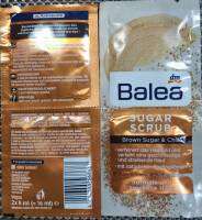 Balea Sugar Scrub สครับหน้าบาเลีย ขัดผิวหน้าทำความสะอาดและบำรุงผิวจากเยอรมัน