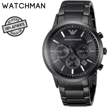 Buy EMPORIO ARMANI AR60025 Water-Resistant Analogue Watch | Black Color Men  | AJIO LUXE