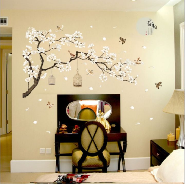 peel-and-stick-wall-decals-living-room-decor-cherry-blossom-wall-stickers-flower-branch-decal-tree-mural-decoration