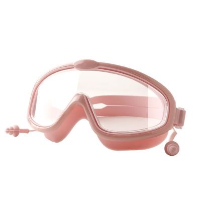 【YF】●❀┅  Outdoor Swim Goggles Earplug 2 1 Set for Kids Anti-Fog UV Protection Glasses With Earplugs 3-15 Years Children