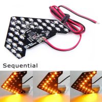 【CW】❆✷  1PC Ultra Sequential Flashing 33-SMD-1210 Side Mirror Turn Arrows