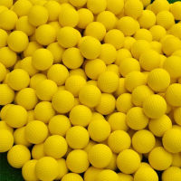 20 pcs Golf Ball ลูกกอล์ฟฝึกซ้อมในที่ร่ม PGM Golf Ball for Practice สีเหลือง แบบยาง