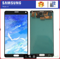 โน้ตเดิม4จอ LCD สำหรับ Samsung Galaxy 4 N910C N910A N910F Note4จอแสดงผล LCD การเปลี่ยนสัมผัสทำให้เป็นดิจิทัลประกอบ