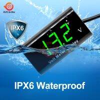 DC 8-18V IPX6 Waterproof Digital Voltmeter for Car Motorcycle 12V 0.56 Inch LED Display Volt Monitor Voltage Meter Tester 0-100V