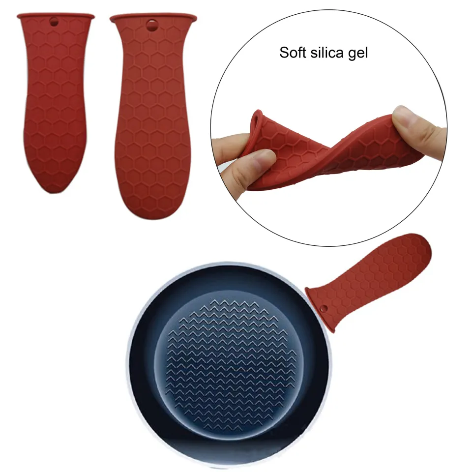 Silicone Hot Skillet Handle Cover Holder - Insulating kitchen