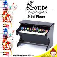 มินิเปียโน LOUVE Mini Piano สีดำ (สำหรับเด็กเล็กวัยฝึกเรียนดนตรี เพื่อเรียนรู้เสียงจริง) จำนวน 25 คีย์ ยี่ห้อ LOUVE