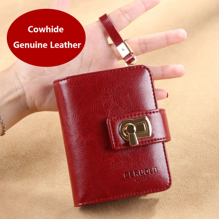 top-original-genuine-leather-lady-purse-large-capacity-special-design-small-trifold-zipper-coin-wallet-for-women-anti-rfid