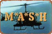 M.a. S.H. โปสเตอร์ดีบุกโลหะโบราณป้ายโลหะตกแต่งแผ่นโลหะประดับผนังสไตล์วินเทจ8X12นิ้วภาพยนตร์ (1970)