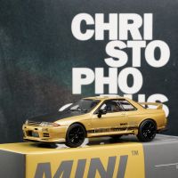 MINI GT Diecast 1:64 Scale Nissan GT-R R32 VR32 Alloy Car Model Collection Souvenir Display Ornaments