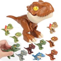 INTERSECT77OU5ของขวัญสำหรับเด็กของเล่นไดโนเสาร์กัดนิ้วแบบจำลองไดโนเสาร์ไทรันโนซอรัสสำหรับเด็ก