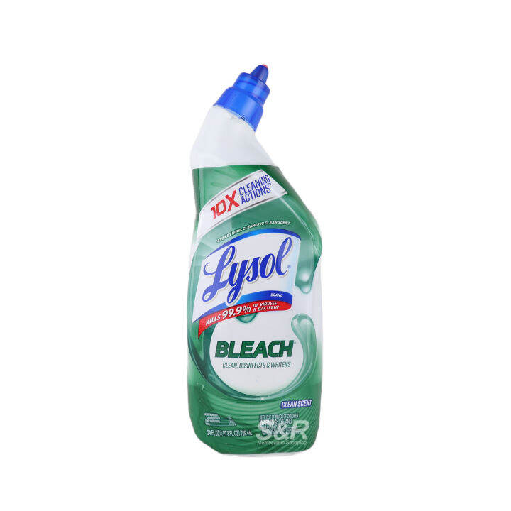 Lysol Bleach Toilet Bowl Cleaner 709mL Lazada PH