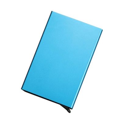Automatic Eject Credit Card Business Card , Metal Aluminum Alloy, RFID Card Holder