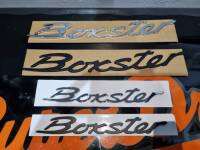 วัดก่อนสั่ง โลโก้บ็อกซเตอร์ ปอเช่ พอร์ซ size BIG 27 * 4 cm / small 19 * 2.8 cm Porsche Boxster letter logo for rear trunk