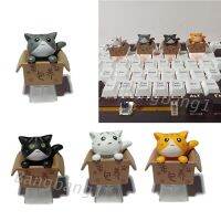 Keycaps Keycaps Keycaps ที่กำหนดเองการ์ตูนอะนิเมะแมว Keycap กุญแจหมวกแก็ปของขวัญหมวกคีย์บอร์ดคีย์แคป