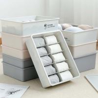 【CW】♚✈♞  Closet Storage Organizer 15 Grids Socks Wardrobe Plastic Boxes Desktop