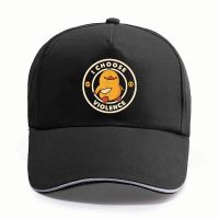 I Choose Violence Cap Funny Duck Humor Slogan Baseball Caps For Men Women Casual Unisex Hats