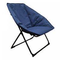 Chair leisure foldable size 84x86x73 cm. -  blue