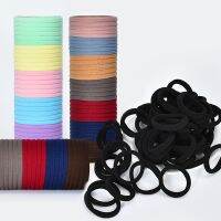 10/50/100 Pcs/Set Women Girls Sweet Colors Soft Elastic Hair Band Lady Solid Scrunchies Rubber Bands Female Hair Accessories