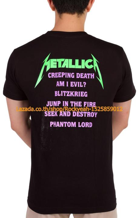 เสื้อวง-metallica-เสื้อร็อค-เสื้อทัวร์-เมทัลลิกา-ไซส์ยุโรป-rcm1729