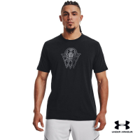 Under Armour UA Mens Basketball Logo Short Sleeve อันเดอร์ อาร์เมอร์ เสื้อออกกำลังกายสำหรับเทรนนิ่ง สำหรับผู้ชาย