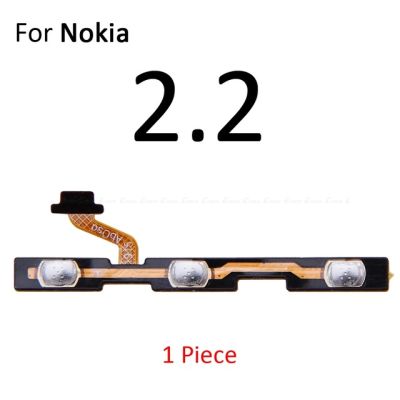 【✔In stock】 anlei3 ริบบิ้นสายเคเบิลงอได้ปุ่มปุ่มเปิดปิดสำหรับ Nokia 5.1 3.1 Plus 2 2.1 2.2 3 3.2 4.2 5ปิดเสียงเงียบซ่อมแซมกุญแจ