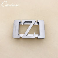 2022 Ciartuar new fashion designer men high quality for suit solid ss copper width 3.4 cm gold sliver buckle free shipping