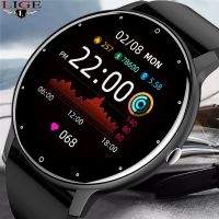 （A Decent035）LIGE 2022 NewWatch Men Full Touch ScreenFitnessIP67Bluetooth Forios Smartwatch Men Box