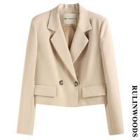 RULINWOODS New Arrival Women S Korean Style Blazer Suit