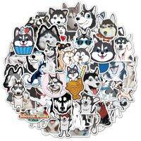 【HOT JJSGWIXLOOWEHG 541】 10/30/50PCS น่ารักสุนัข Husky การ์ตูน Graffiti สติกเกอร์กันน้ำเครื่องตกแต่งที่มีลักษณะเฉพาะตัวความคิดสร้างสรรค์สเก็ตบอร์ด HelmetWholesale