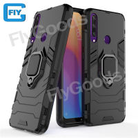 สำหรับHuawei Y6P 2020เคสมือถือกันกระแทกที่รองแข็งขาตั้งฉากยึดแม่เหล็กนิ้วมือสำหรับHuawei Y6P 2020