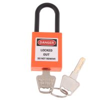 ♝✔△ Lockout Tagout Safety Padlock Keyed Different 1.5 inch Shackle Clearance