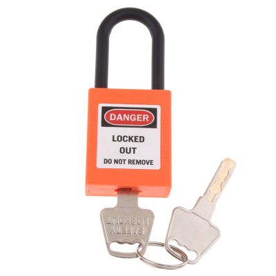 ﹍卍ↂ PVC and Stainless Steel Safety Lockout Padlock for Auto Car Boat Marine Accessory with Label Can write and Erase