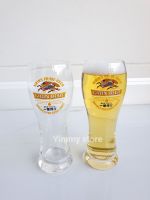 แก้วสูงทรงเว้า KIRIN ของแท้ 400 mlจับถนัดมือ หายาก