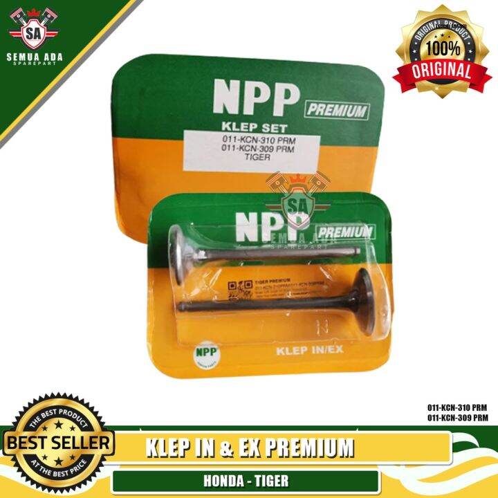 Valve Set Payung Klep In Ex Premium Npp Tiger Original Npp Lazada Indonesia