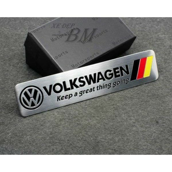 Miếng dán bằng kim loại hình logo cho xe Volkswagen | Lazada.vn