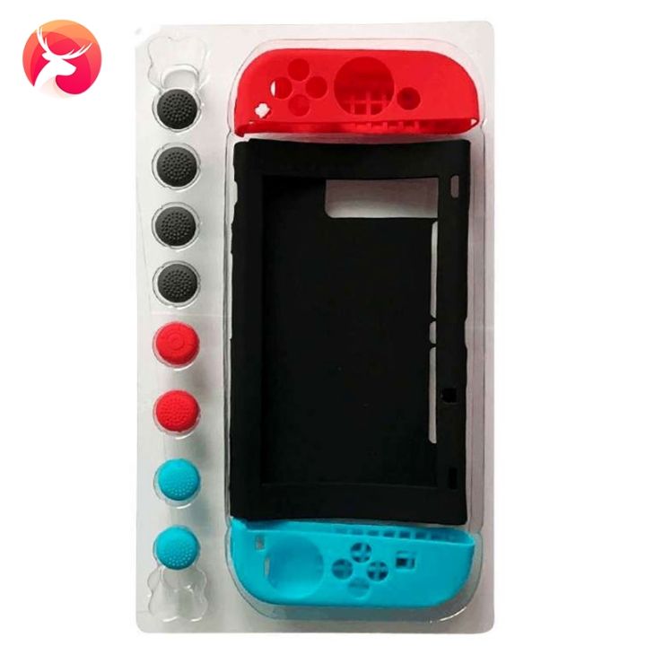 11-in-1-set-silicone-case-cover-for-nintendo-switch-ns-nx-video-game-console-for-gamepad-for-joystick-silicone